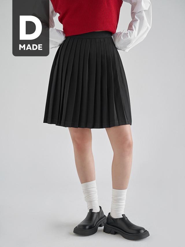 [MADE] 빅사이즈 S-4XL 라이프 시리즈 잔플리츠 밴딩 미니 스커트 하객룩