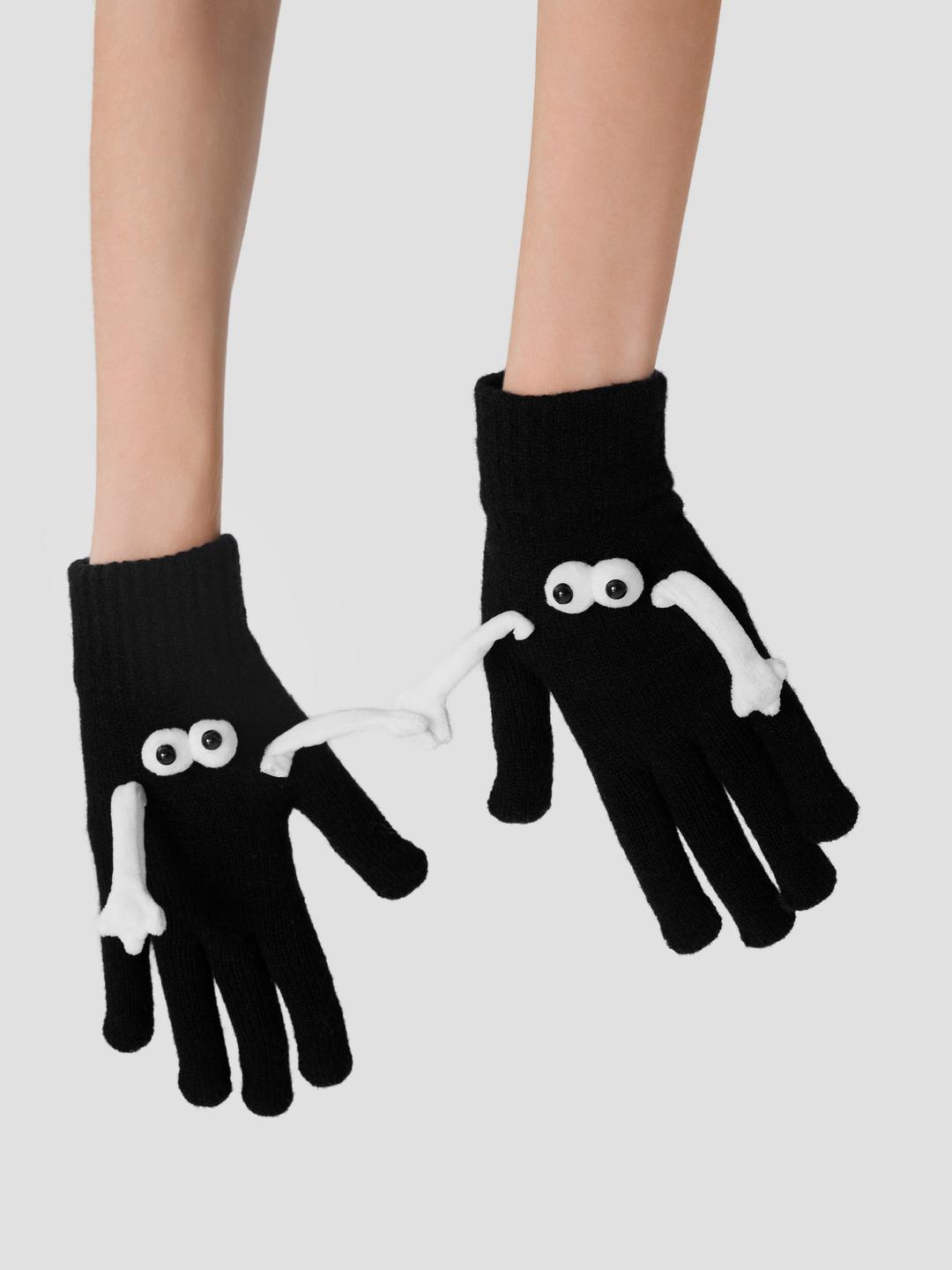 니트 Hand & 눈 장갑