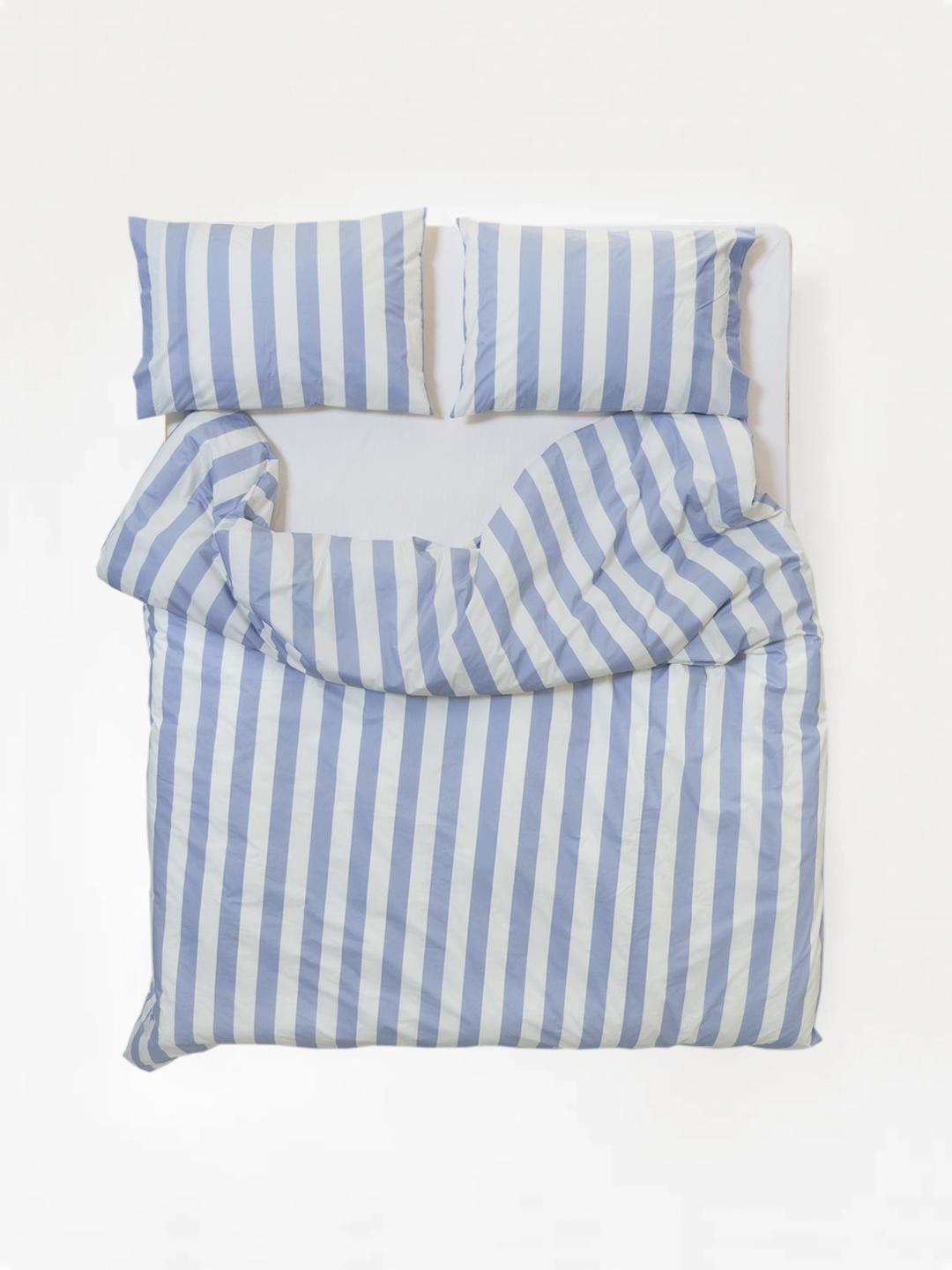 Capri stripe cotton bedding