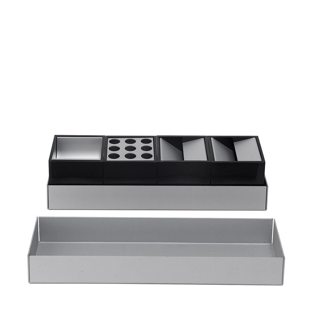 canarie desk set black