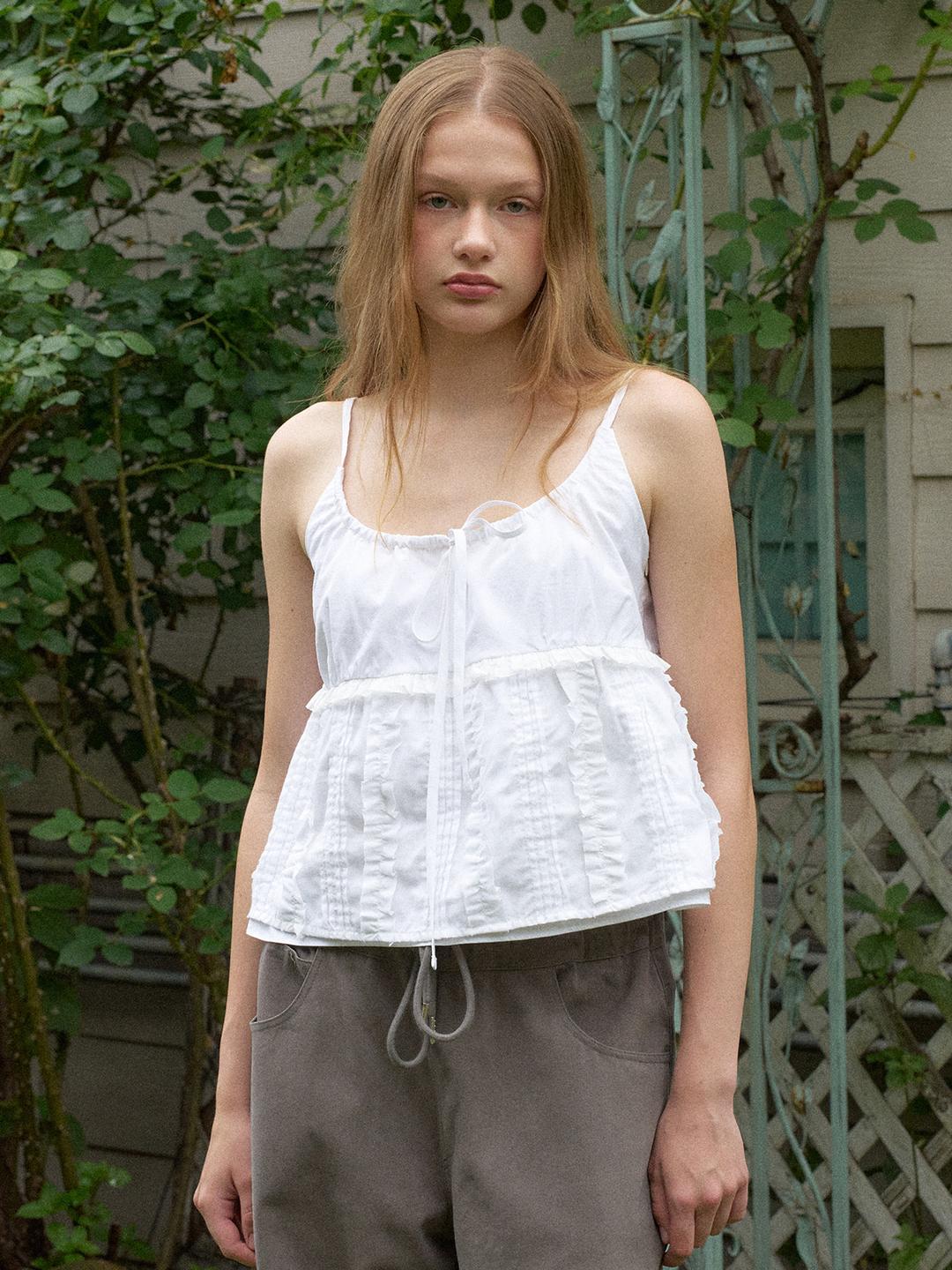 daphne bustier top (white)