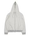 더콜디스트모먼트(THE COLDEST MOMENT)  TCM stripe hooded zip-up (grey/whiteivory) - 사이즈 & 후기 | 무신사