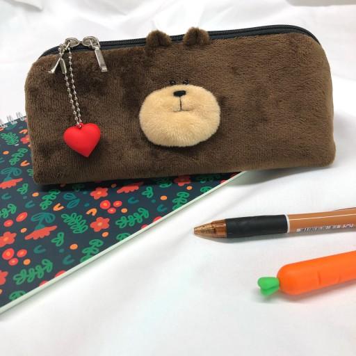 곰돌이 삼각필통🐻