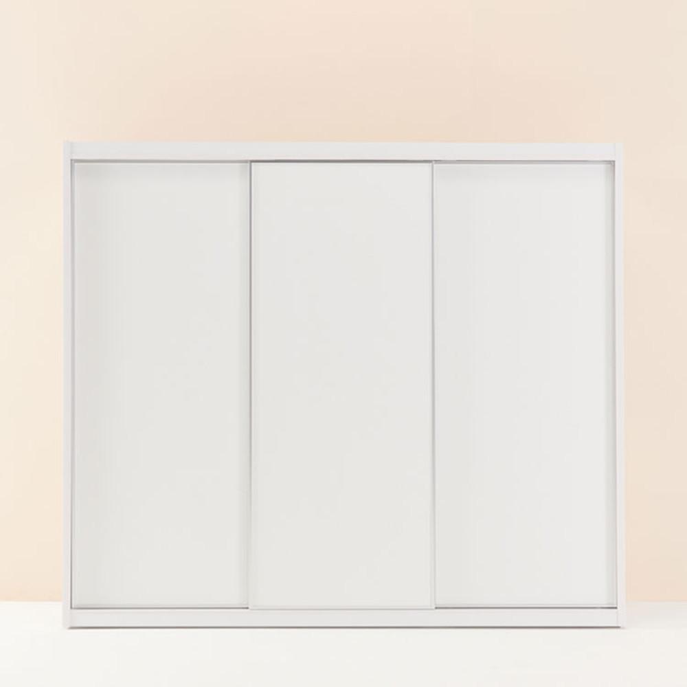 올화이트 슬라이딩장롱/옷장 (3통구성)