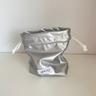silver string pouch 실버 스트링 파우치