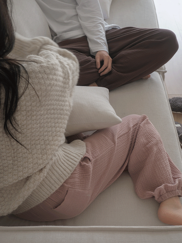 쥬니쥬 [☁코튼] J'eu 이지 조거 요루면 파자마 팬츠 4color, 2size