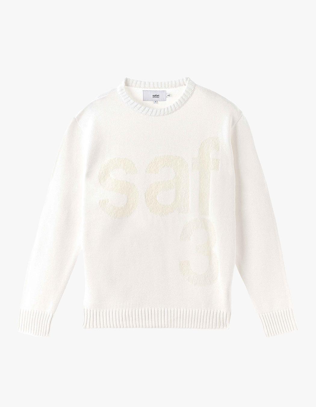 [11/13 순차발송] Basic Safari Knit - White
