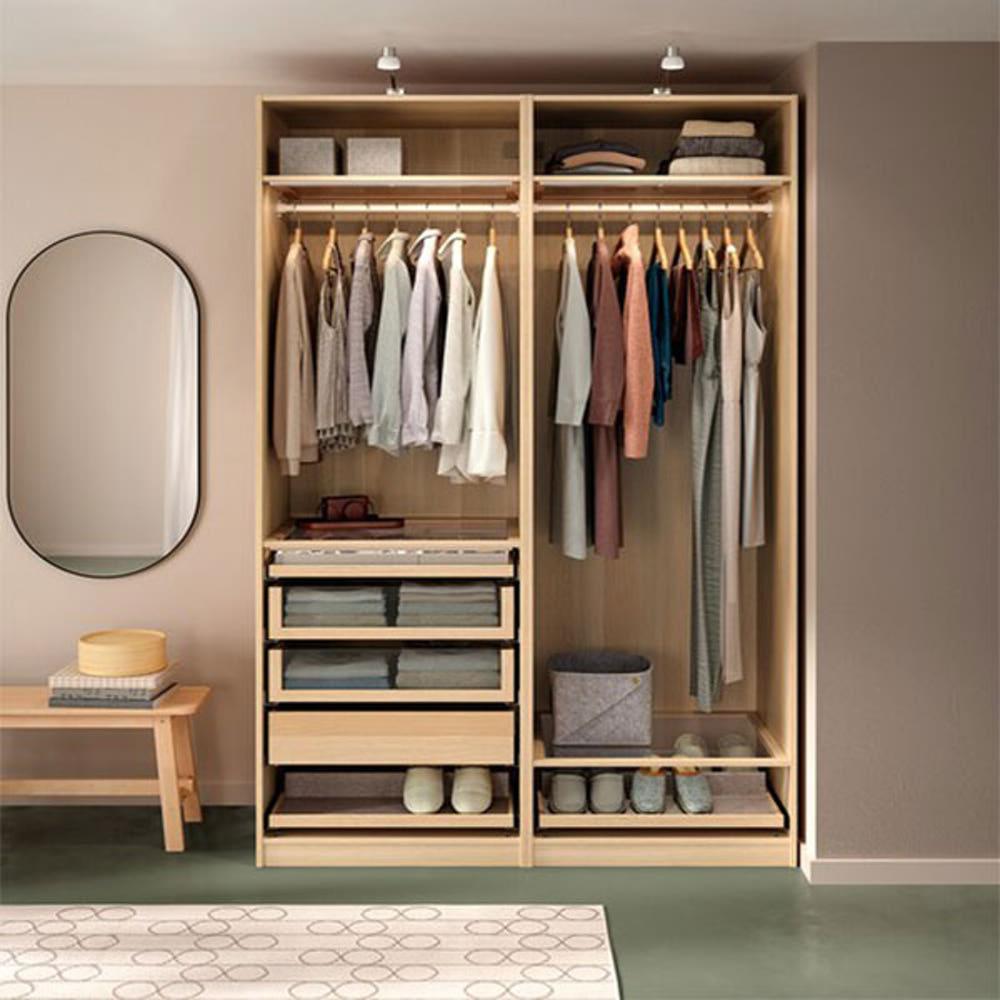 이케아 PAX 팍스 옷장프레임 화이트 75x58x201cm