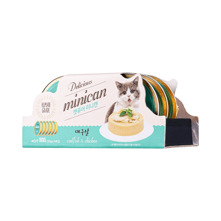 캣퓨어 미니캔 대구살 6개입