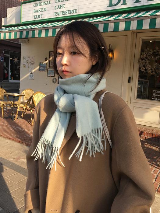 baby mint wool muffler