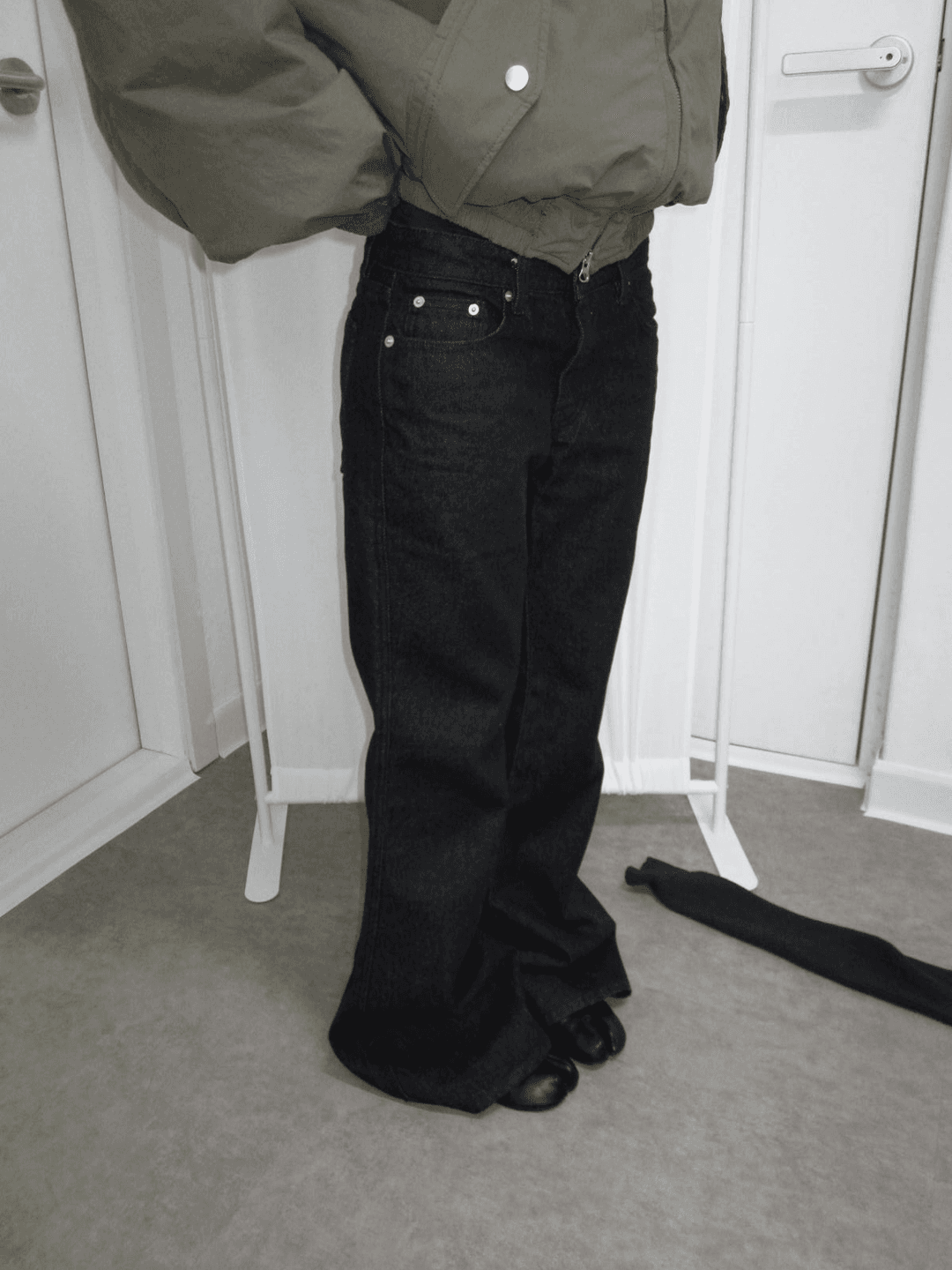 MONO LOW RAW DENIM PT