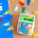 삼각 클립 40p 다용도 사무클립
