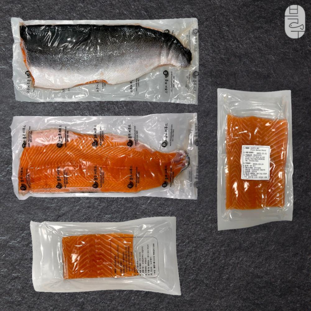 블루 노르웨이 생연어 횟감용 필렛 800g / 구이용 필렛 700g, 1.5kg