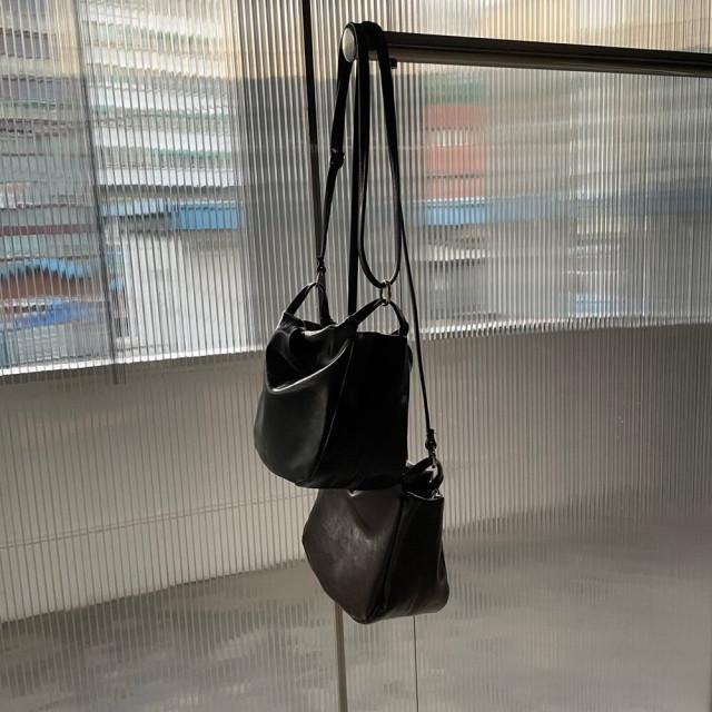 여성 고급 가죽 데일리 간편한 숄더 가방 만두백 여자 크로스백