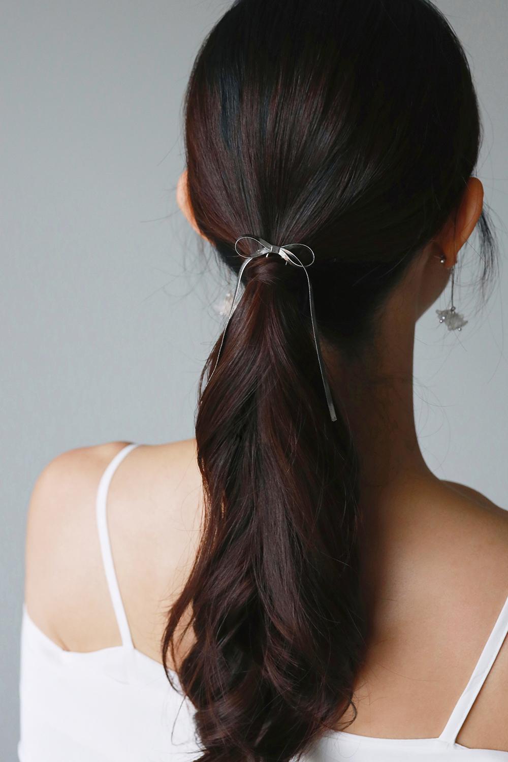 로비나 리본 헤어핀 HAC0673