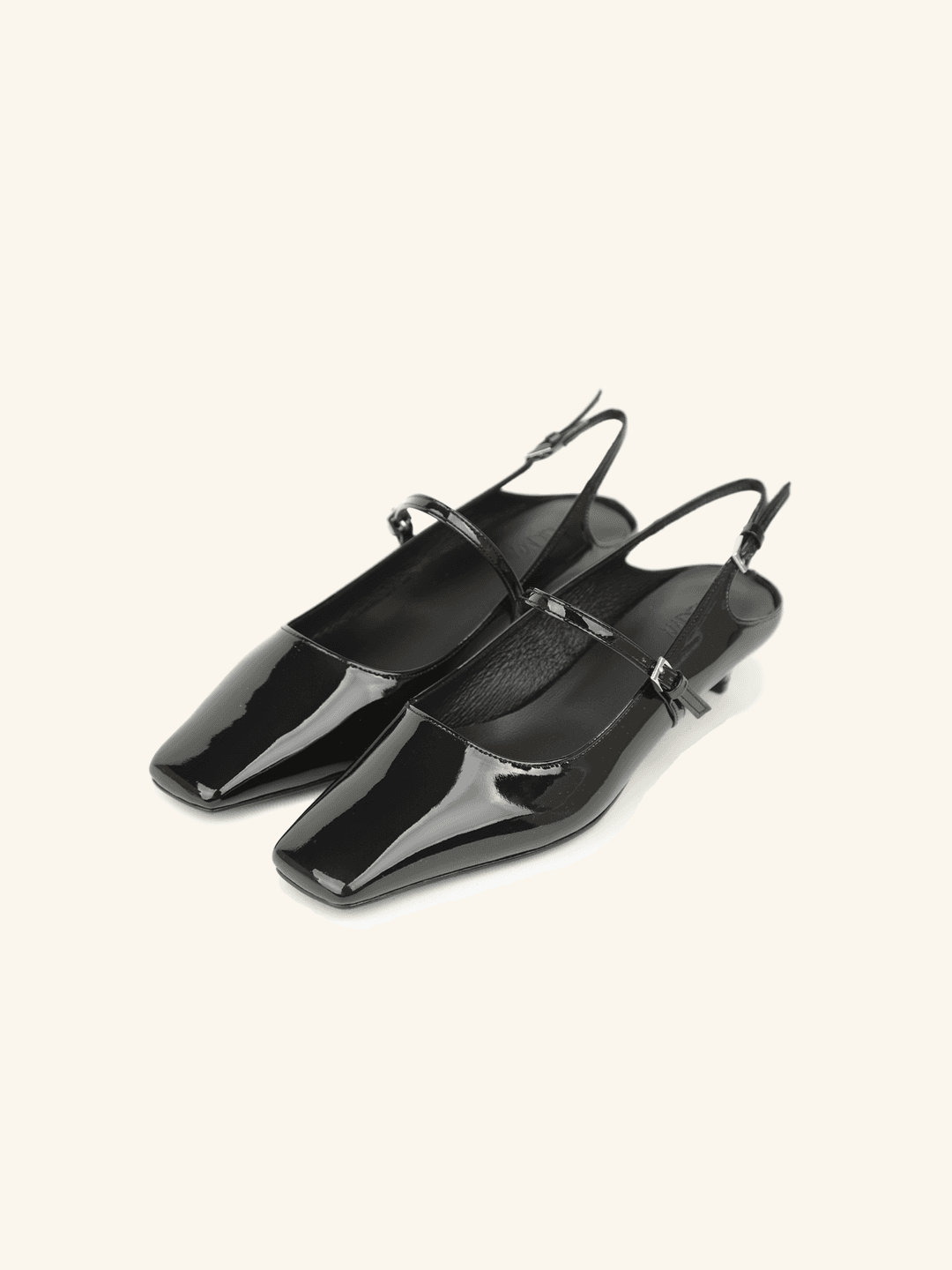 CITY CUT kitten heel (maryjane ver.) / 블랙페이턴트