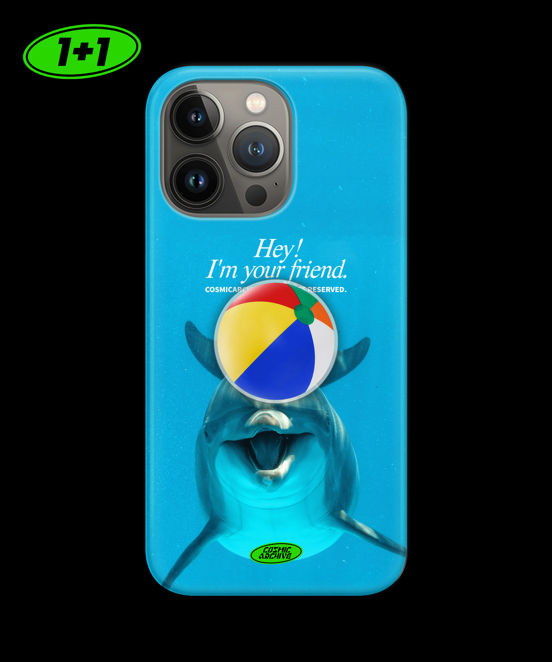 [1+1] Hey! i'm your friend_dolphin 하드케이스+아크릴톡 세트