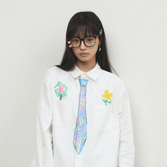 Spring tie shirt