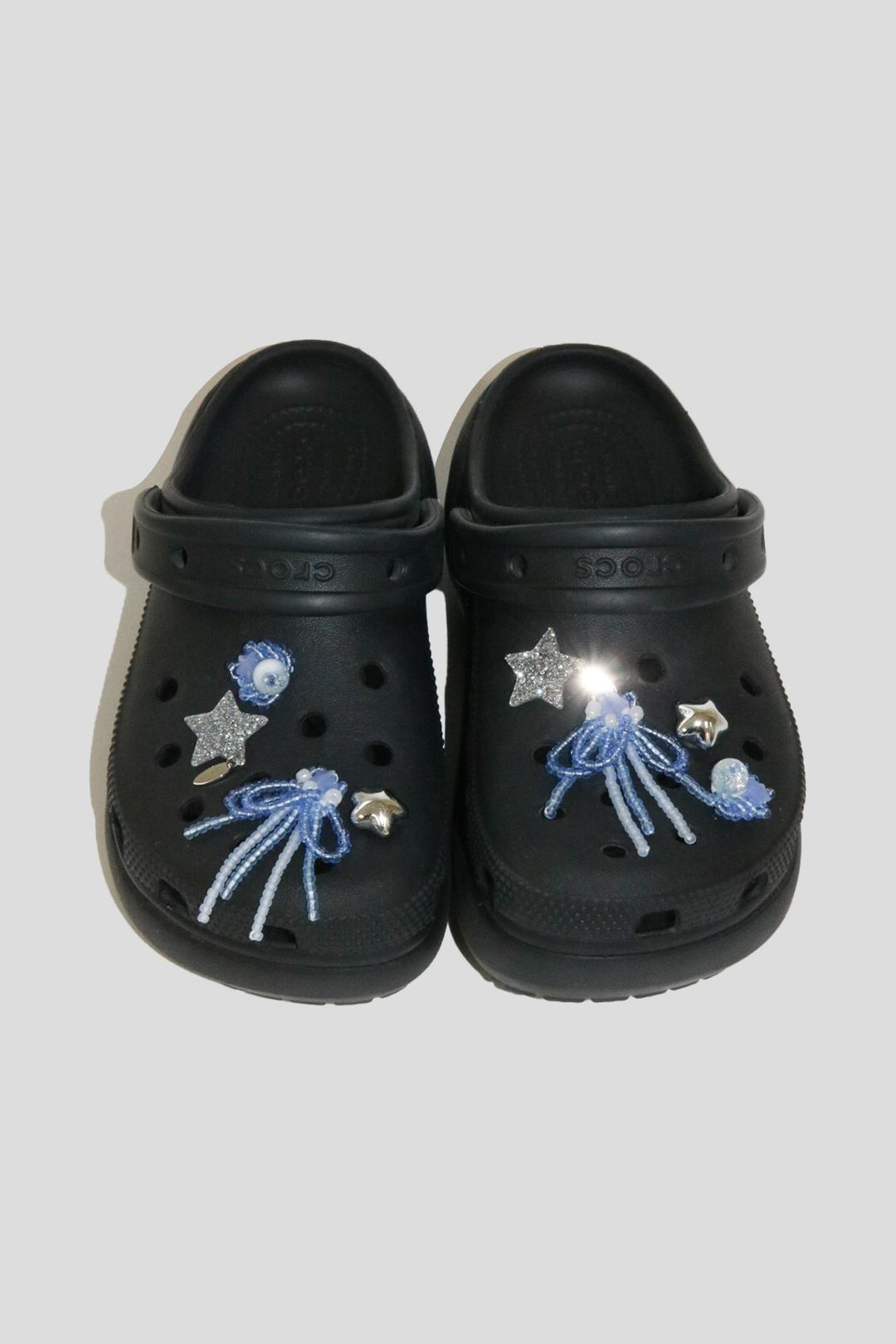 shooting star shoe charm