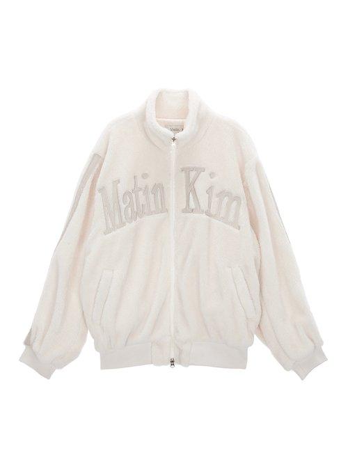 TEDDY FLEECE JUMPER IN IVORY