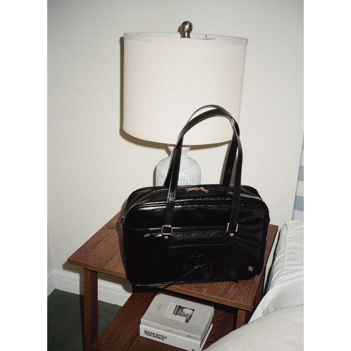 Classic ribbon schoolbag_black