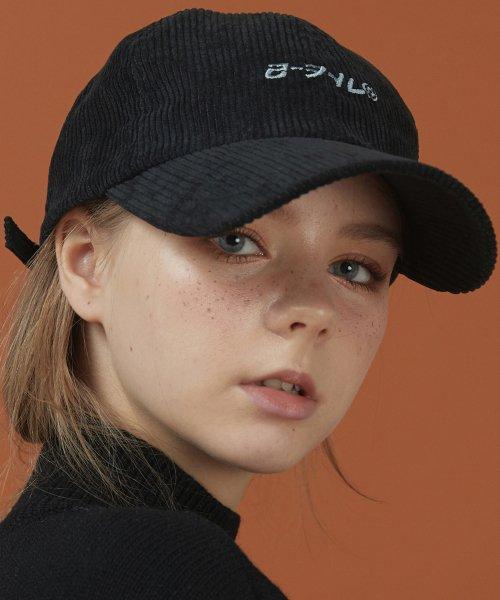 RC corduroy cap (black)