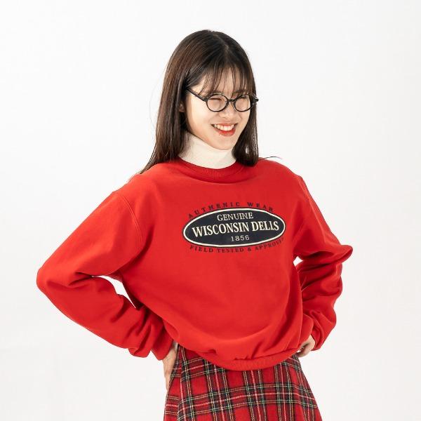 위스콘신 델 오벌 맨투맨 (3컬러)