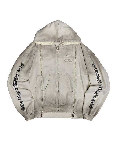 ASSEMBLY ZIP HOODIE GREY