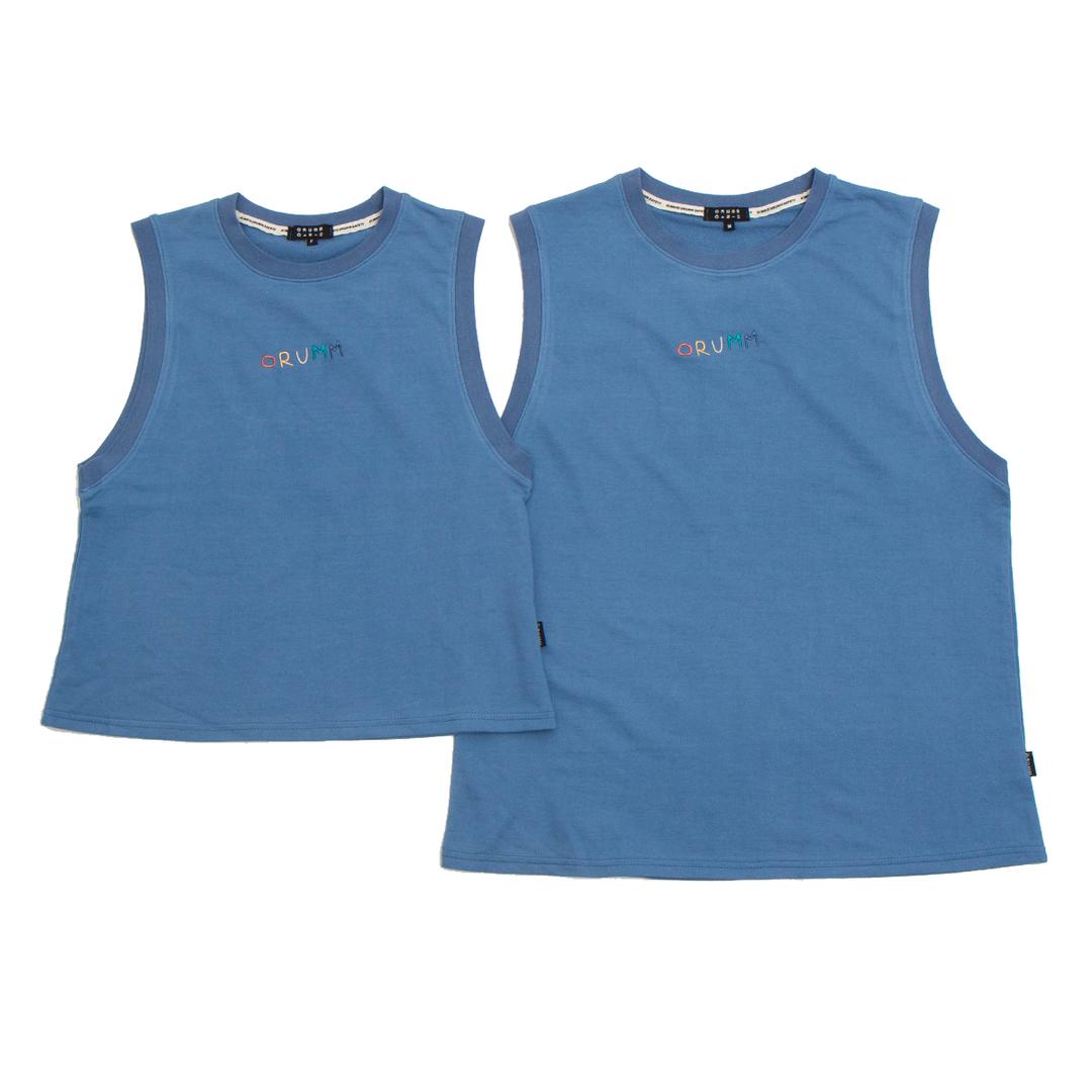 미니쮸리 슬리브리스_블루 (orumm mini zurry sleeveless_ blue)
