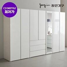 장인가구 탐스 2800 전신거울 옷장착불