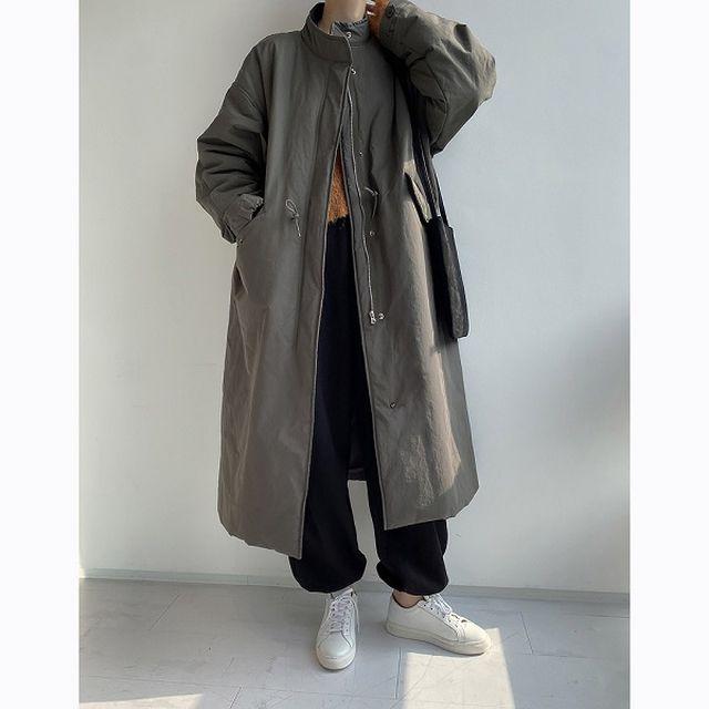 여자 빅사이즈 겨울 오버핏 롱 야상 패딩