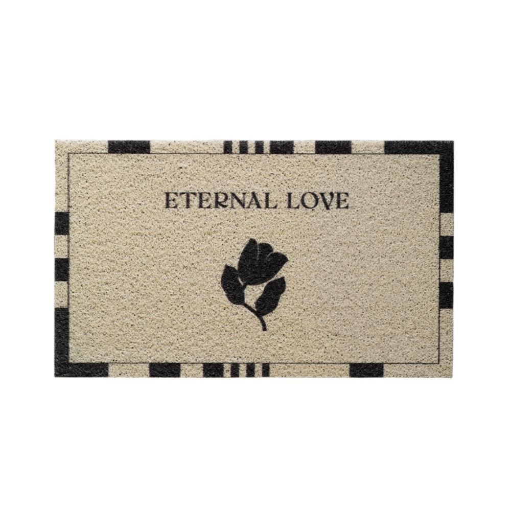 베이지 모던 심플 코일매트 엔트리 현관 도어매트