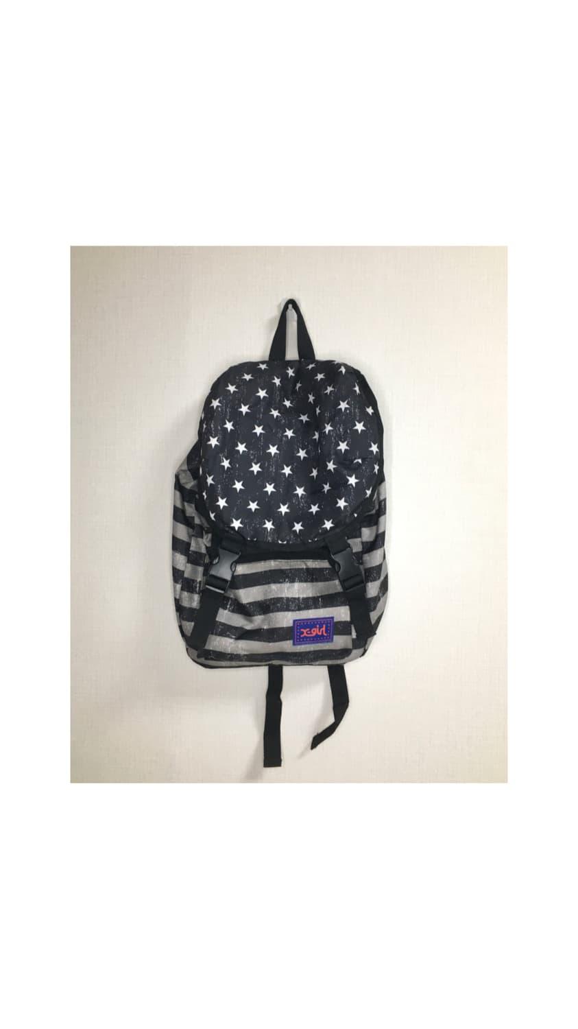 엑스걸 별 무늬 스트라이프 백팩 | 후루츠패밀리