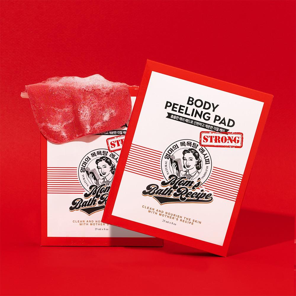 [누적 100만장 판매] 바디필링패드 스트롱 25ml(8매) + 1매 증정