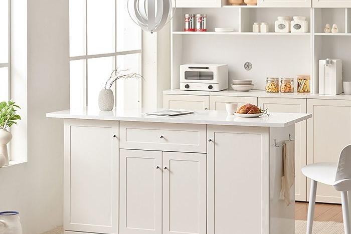 올리브 홈바 아일랜드 식탁 1600 수납형 4colors