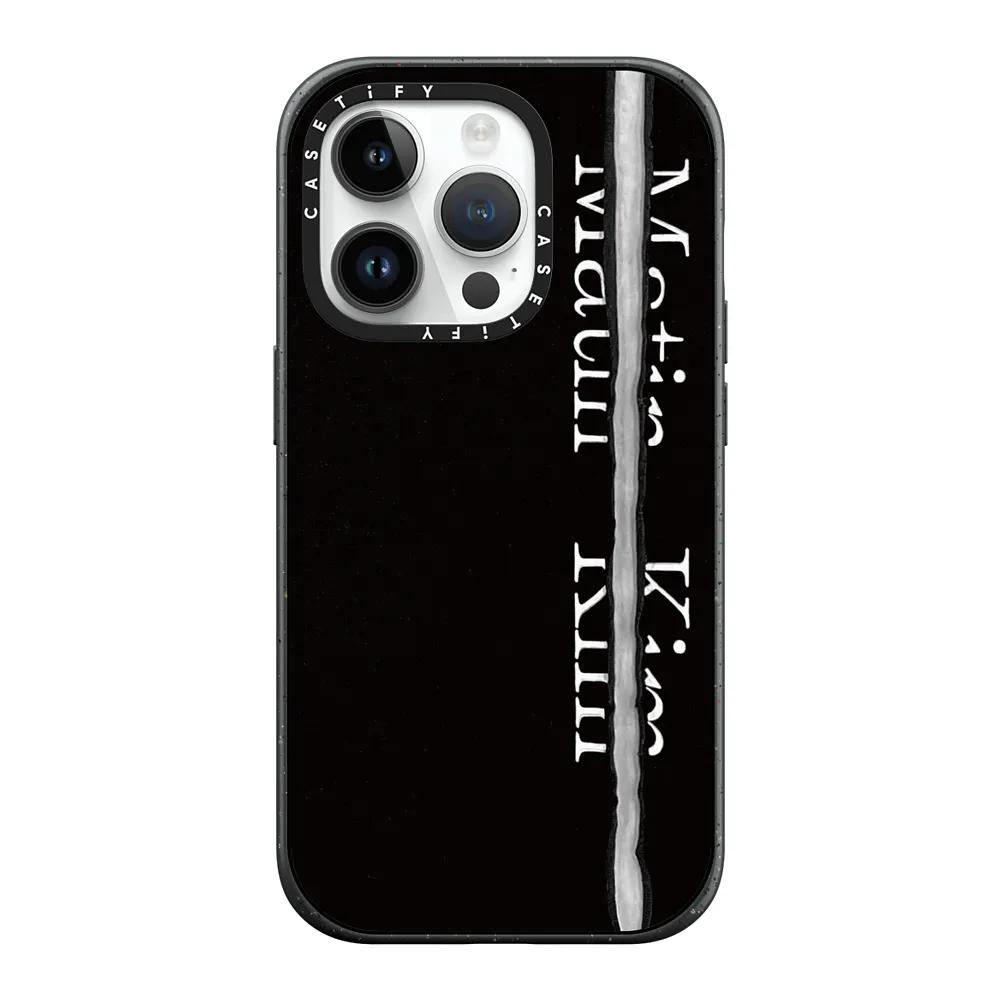 Matin Kim Black Logo Case