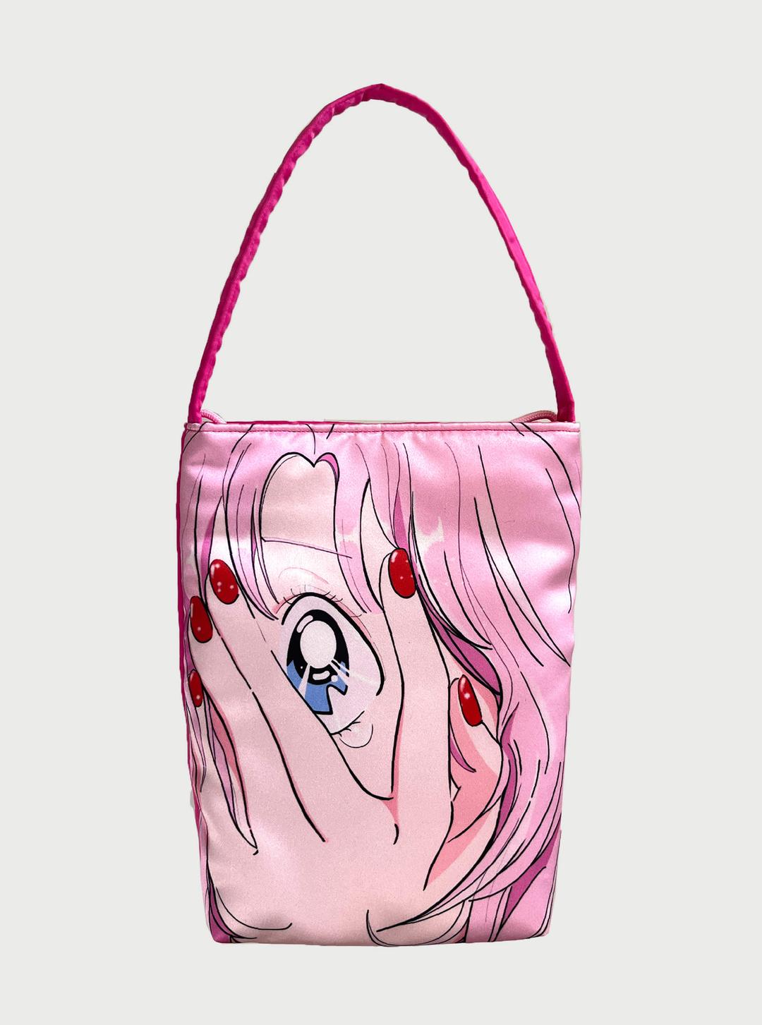 '& SPEAK LOVE WAITS\' ANIMATION 2-WAY BAG PINK