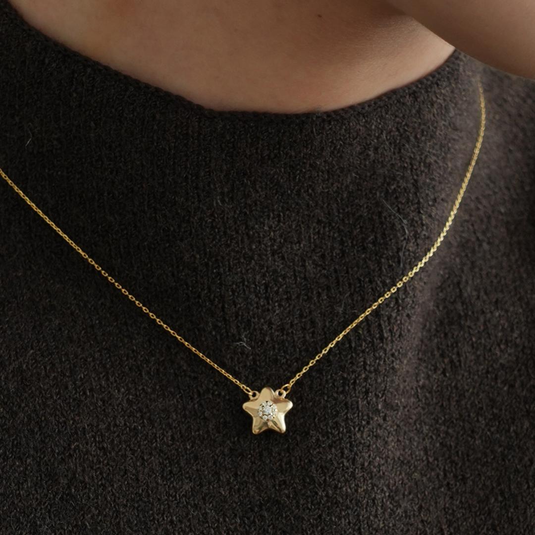 Lobo Star Halo Necklace (#silver#gold)