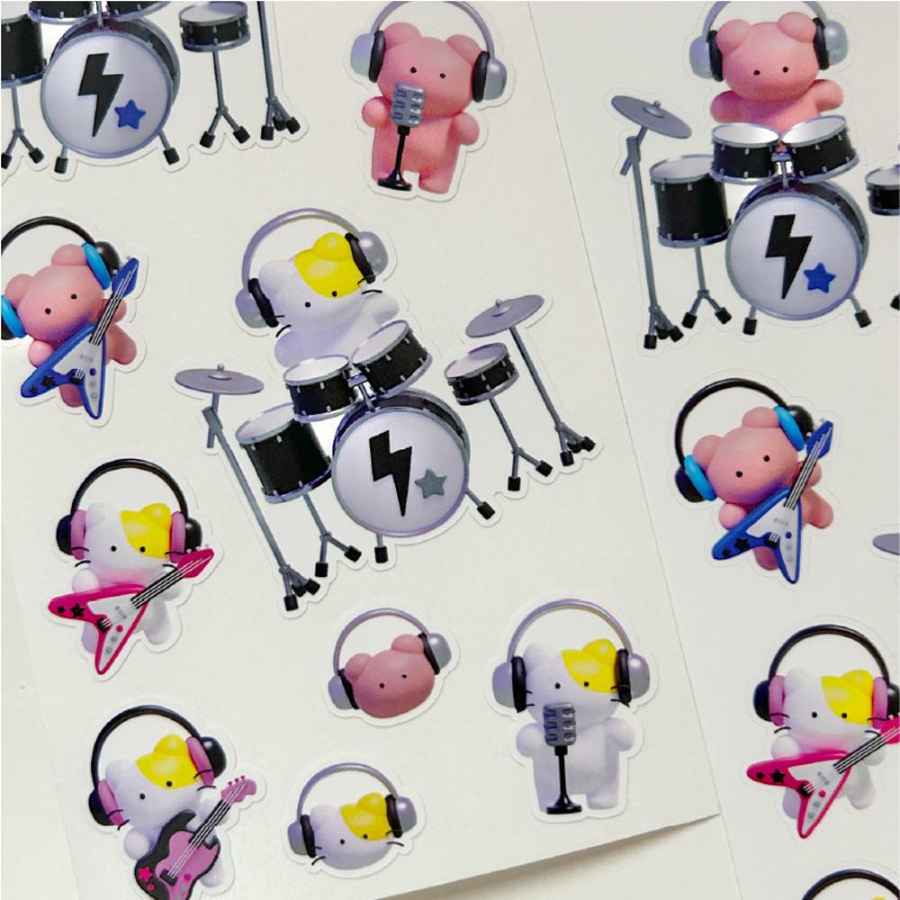 [데코보코] 락밴드 스티커