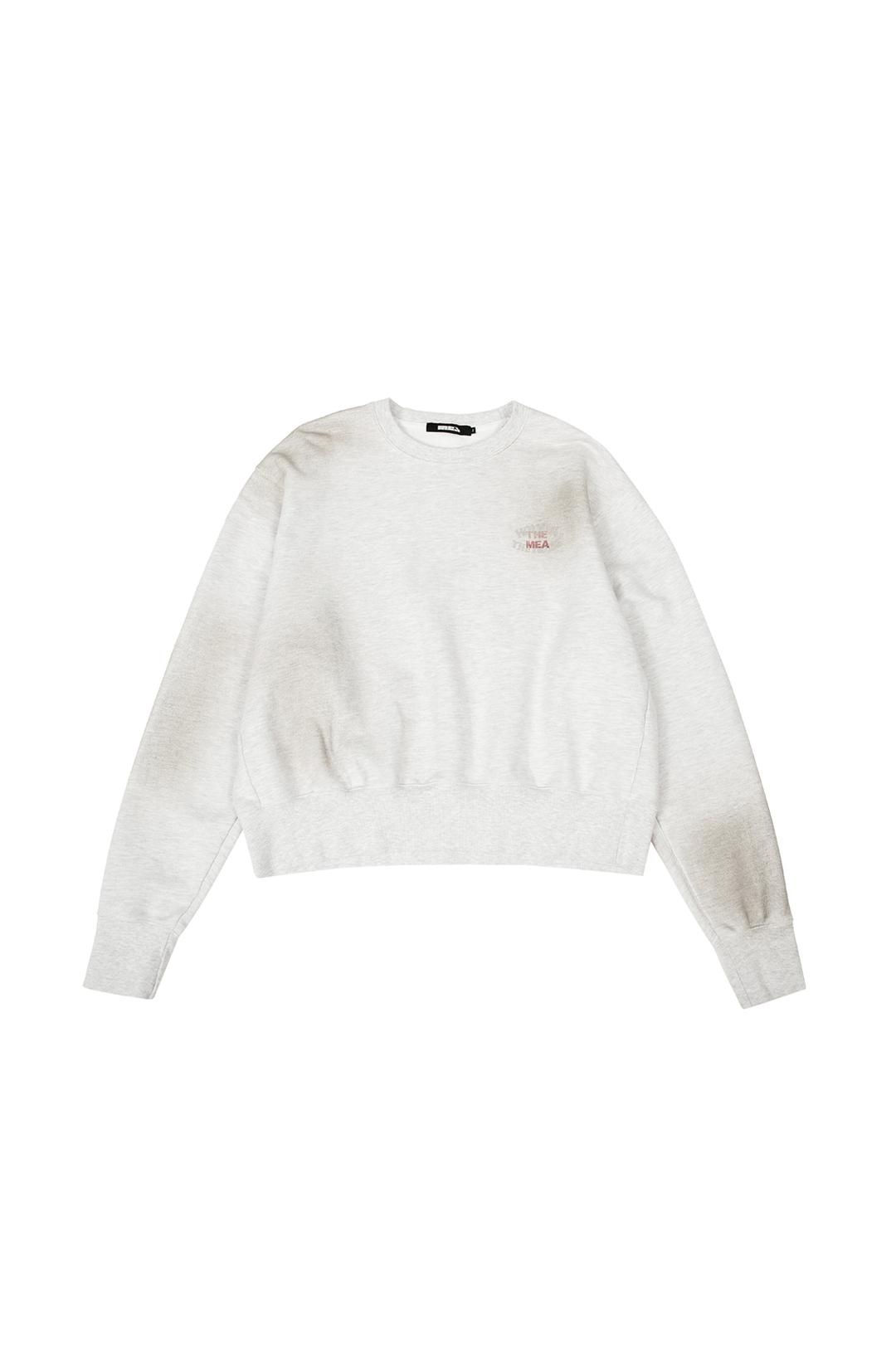 VINTAGE WASHED LIP SWEATSHIRT [MELANGE GREY]