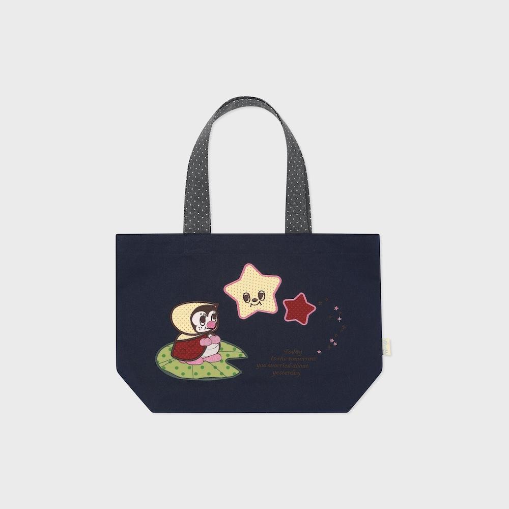 HM tote bag star ladybug fairy navy