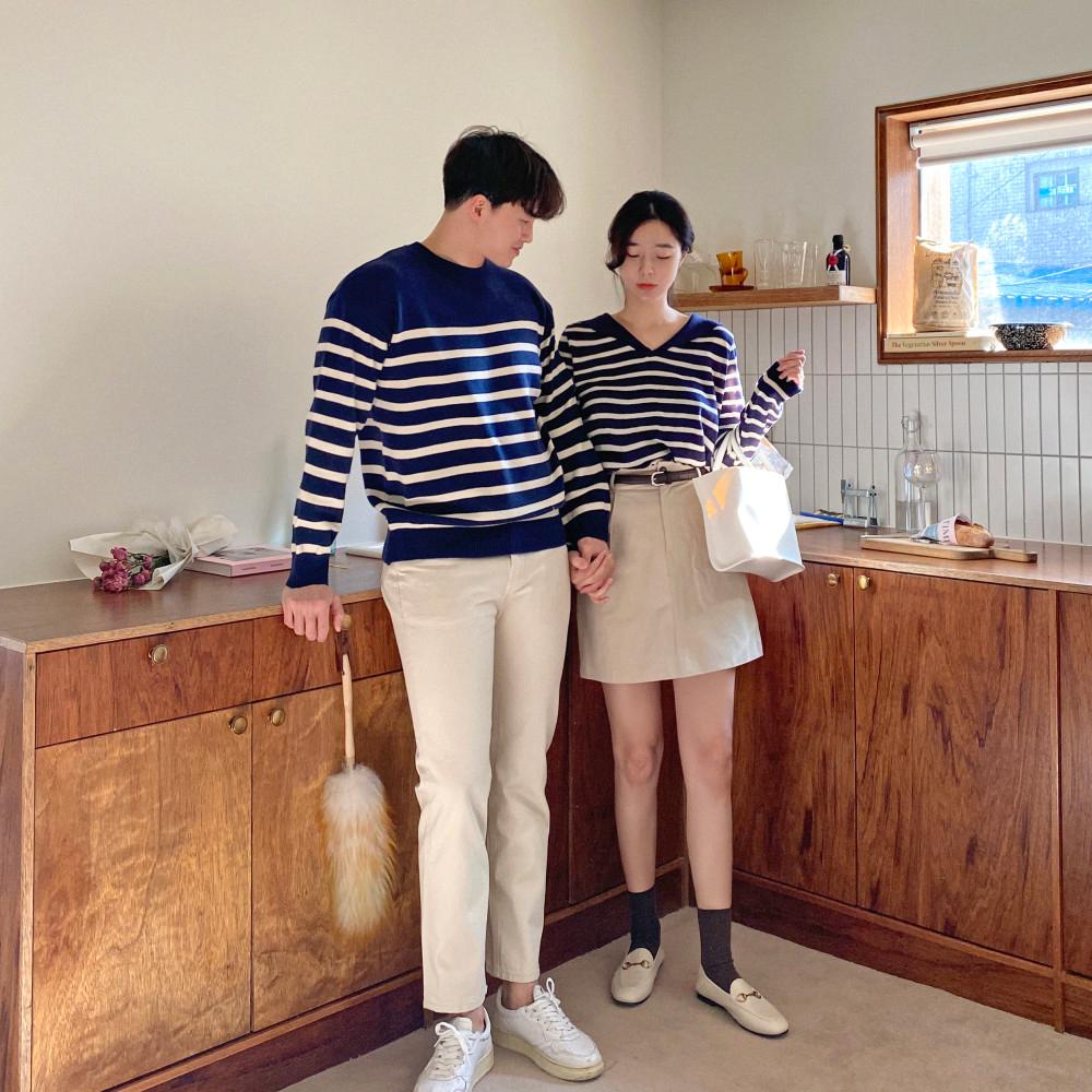 세라 니트 n 단가라키트 니트 (navy)