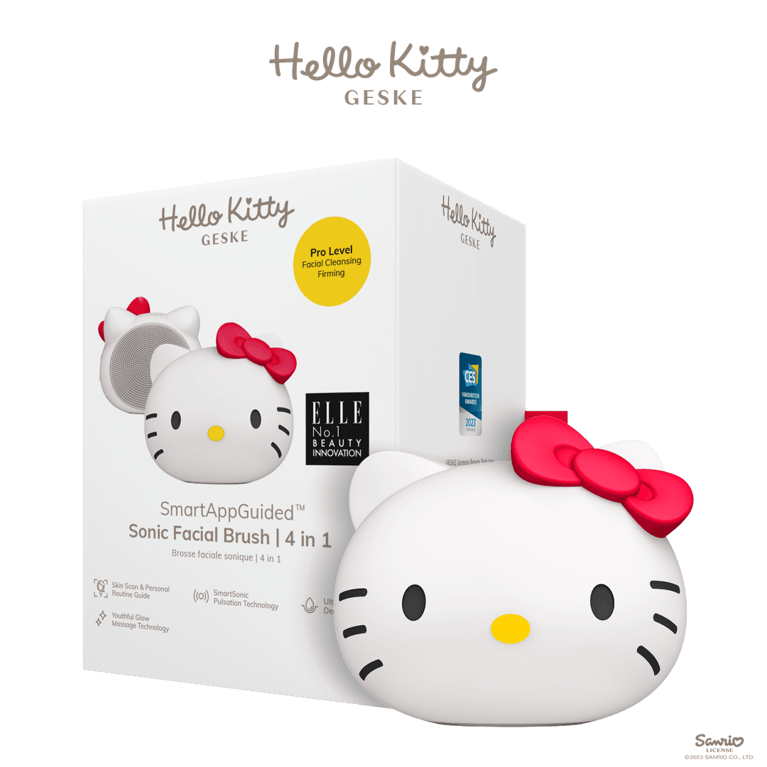 [게스케] 헬로키티 소닉 페이셜 브러시 세안 실리콘 진동클렌저 4 in 1 (스타라이트)
