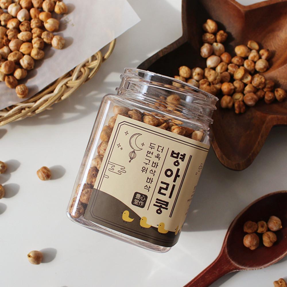 풍심당 두번 구운 바삭한 병아리콩 (120g) 무설탕 비건 건강 간식