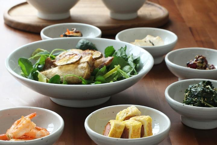 핸드메이드 분청도자기 그릇세트 2인 12p