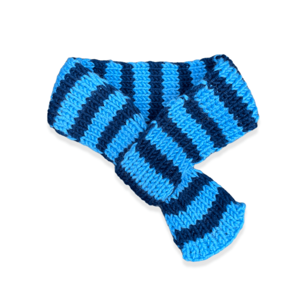 프레디테일 Classic stripe muffler (BLUEBERRY)