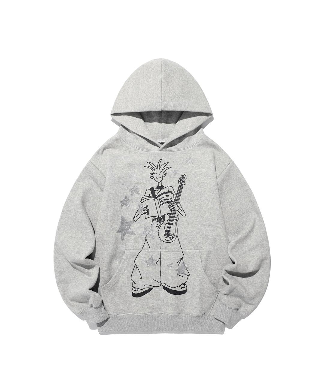 IKXPBC DREAM A ROCKSTAR HOODIE_GREY