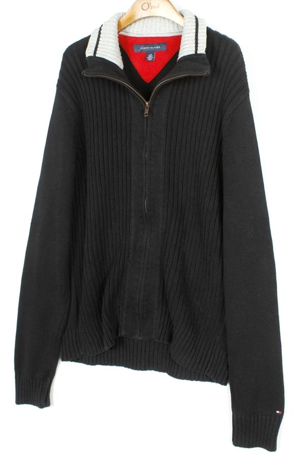 TOMMY HILFIGER 타미힐피거 빈티지 집업 니트 가디건 MAN_M