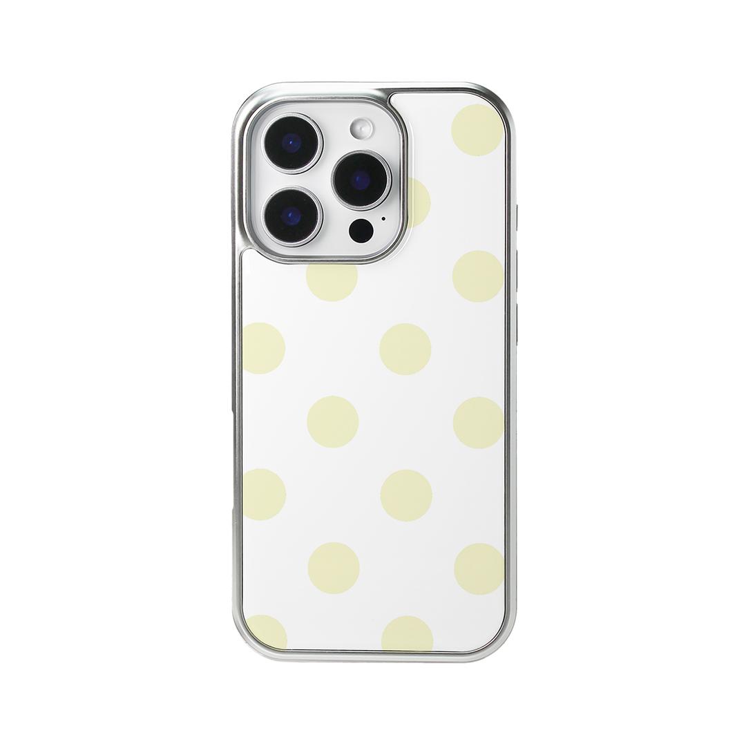 Dot Case - Lemon (Silver Epoxy)