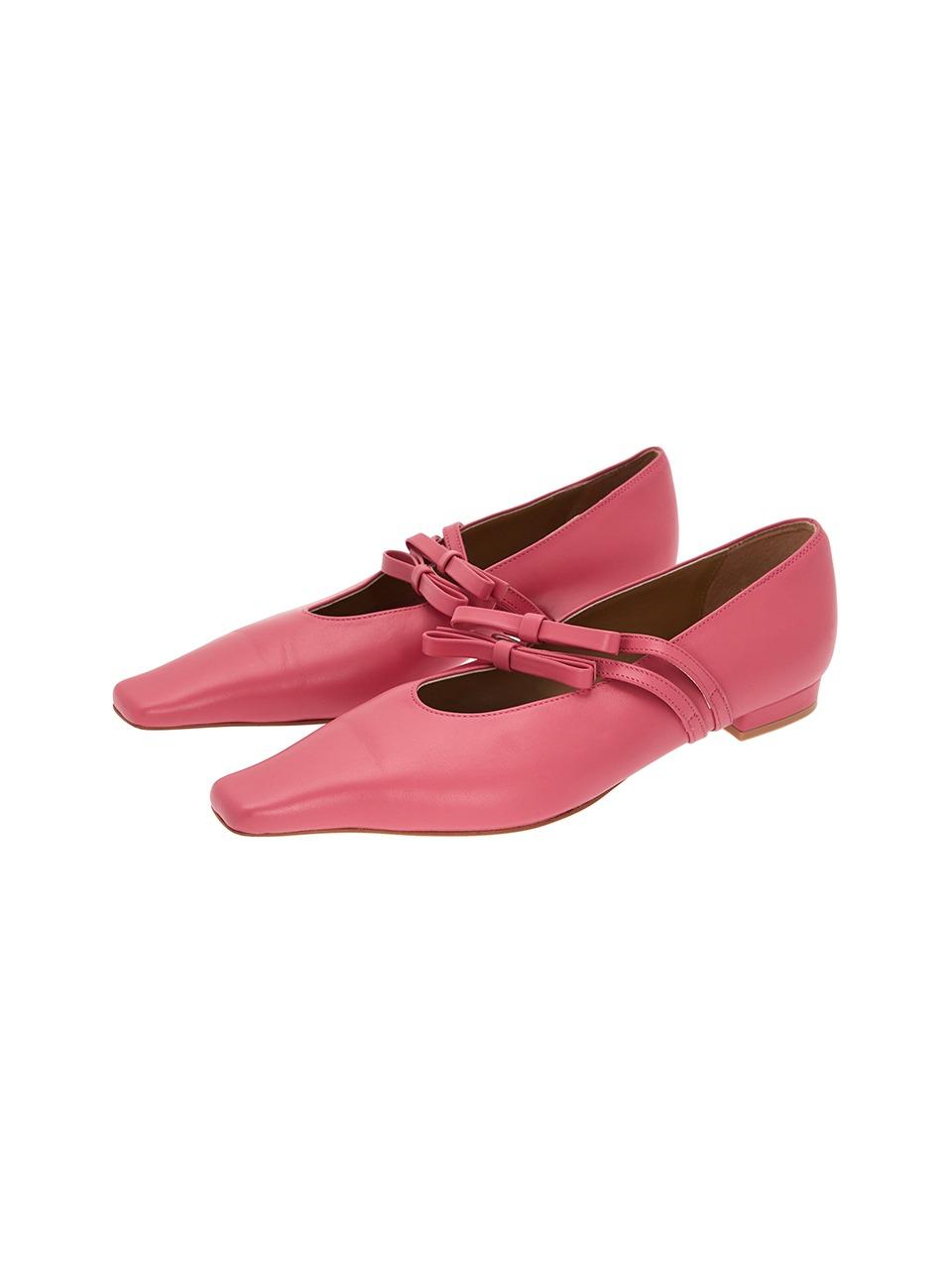 FLAT MARY JANE_sugar pink plain